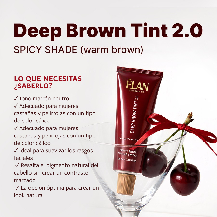 ÉLAN Deep Brow Tint 2.0 - 05 Spicy Warm Brown