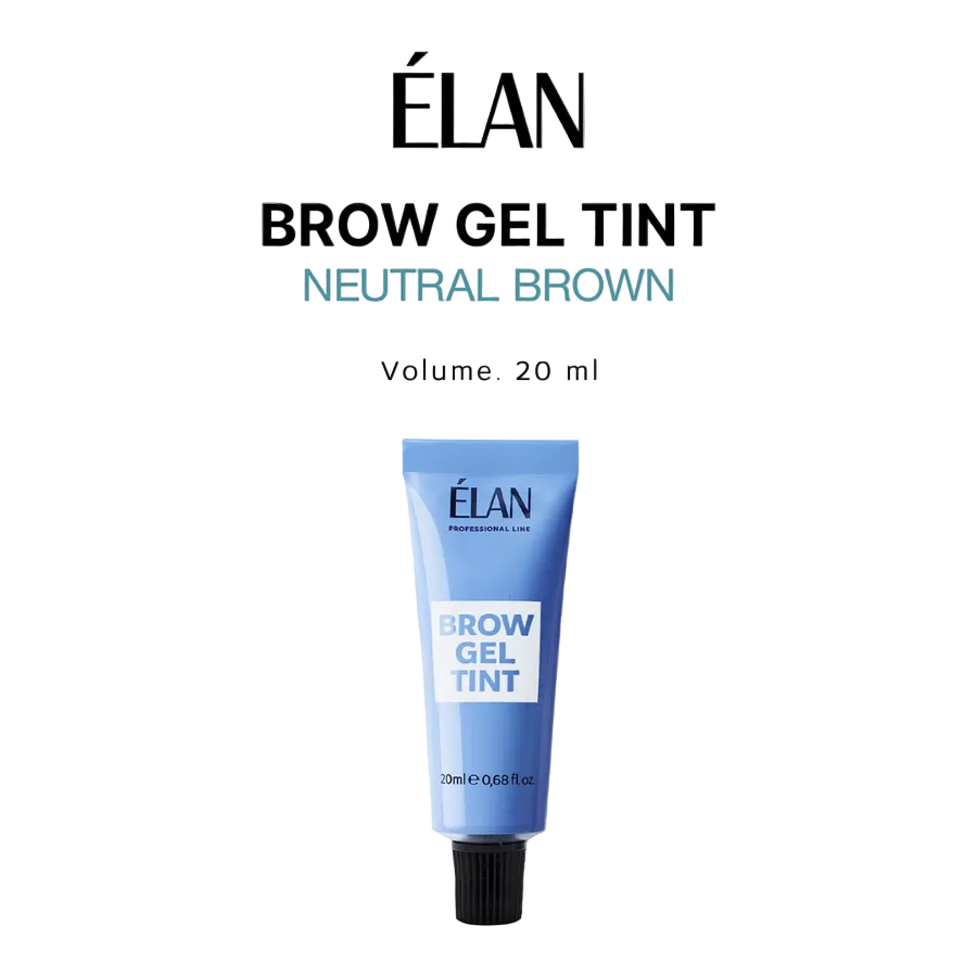 ÉLAN Brow Gel Tint Neutral Brown