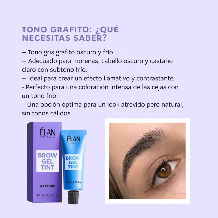 ÉLAN Brow Gel Tint Graphite
