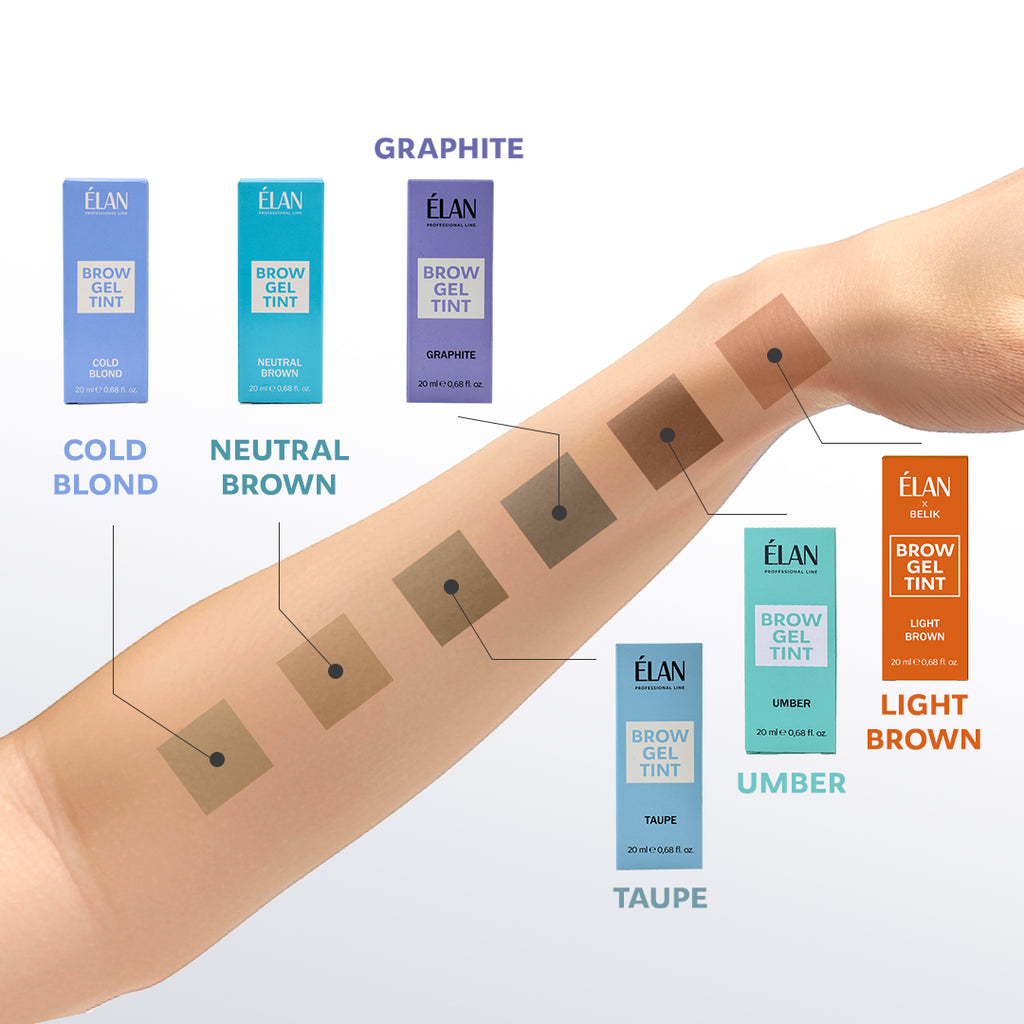 ÉLAN Brow Gel Tint Graphite