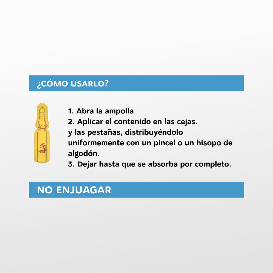 Élan Lipidic 2.0 - Concentrado en Ampollas para Cejas y Pestañas