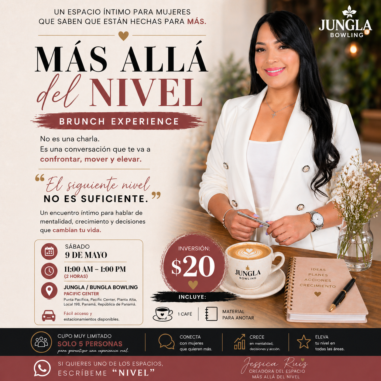 Más Allá del Nivel – Brunch Experience