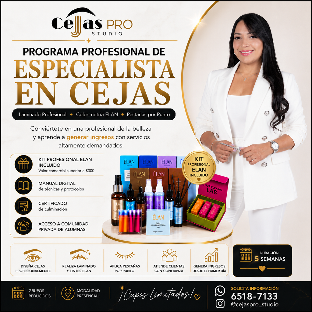 Programa profesional de especialista en  Cejas |  | PANAMA