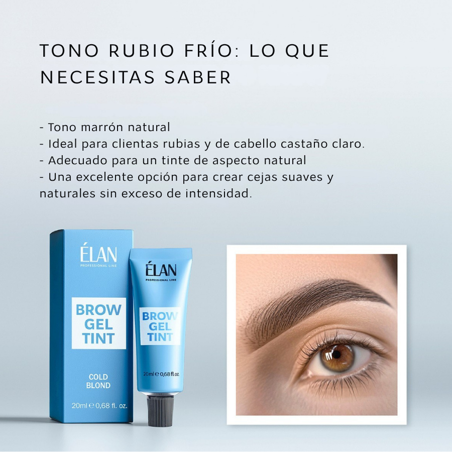 ÉLAN Brow Gel Tint Cold Blond