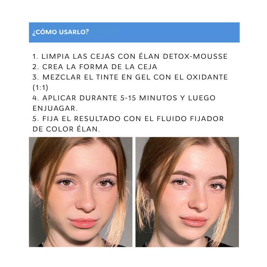 ÉLAN Brow Gel Tint Cold Blond