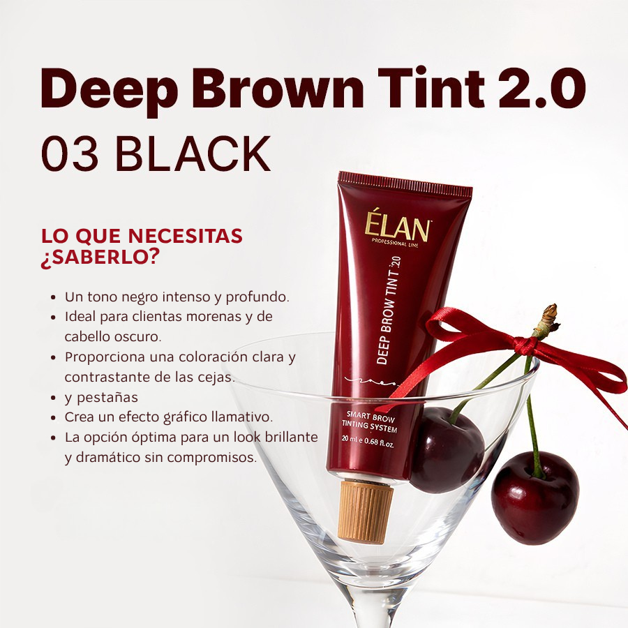 ÉLAN Deep Brow Tint 2.0 - 03 Black