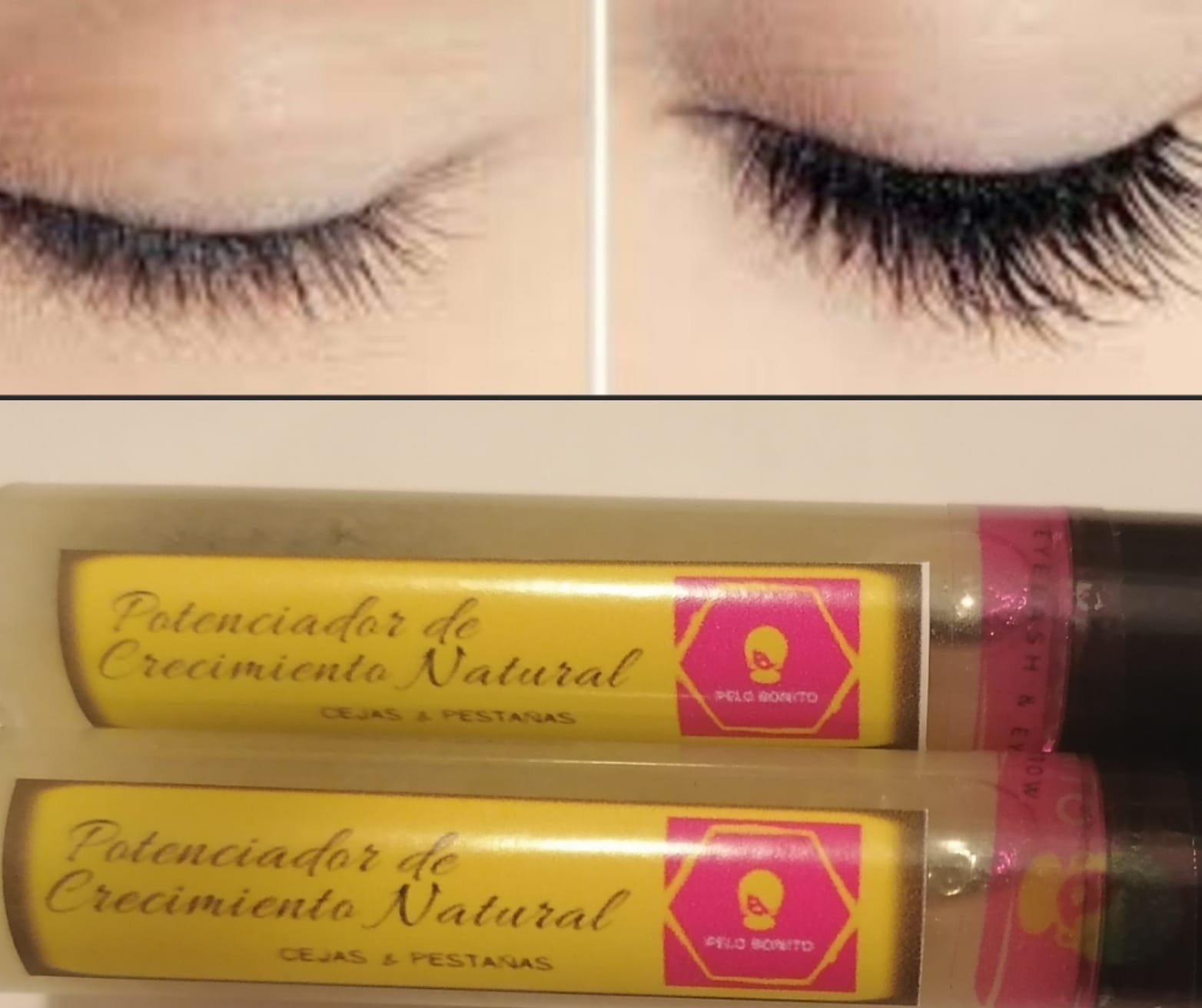 Potenciador de crecimiento para cejas y pestañas