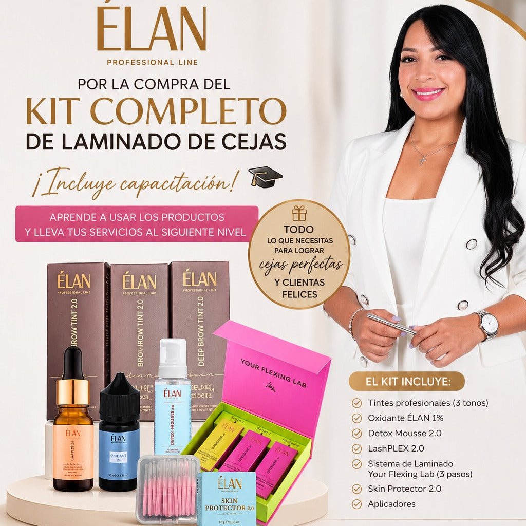 Kit Completo de Laminado de Cejas ÉLAN + Capacitación